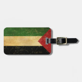 Vintage onder Palestijnse vlag Bagagelabel (Voorkant horizontaal)