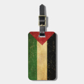 Vintage onder Palestijnse vlag Bagagelabel (Voorkant verticaal)