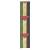 Vintage onder Palestijnse vlag Korte Tafelloper (Voorkant)