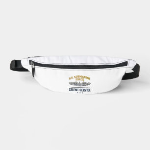 Vintage Onderzeeboot Force Stille Dienst Vector De Heuptasje