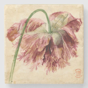 Vintage Onderzetter Floral Stone