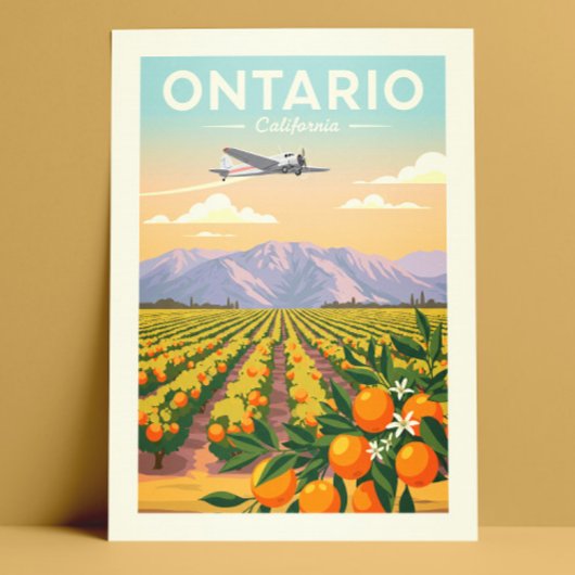 Vintage Ontario California Briefkaart