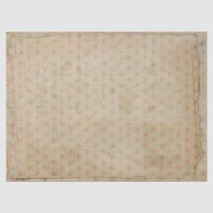 Vintage ontkoppeling hart tissuepapier