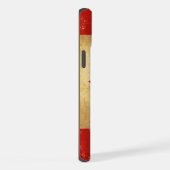 Vintage ontwerp Canadese vlag iPhone Hoesje (Rechterkant)