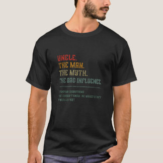 Vintage Oom De Man De Mythe De Slechte Invloed R T-shirt