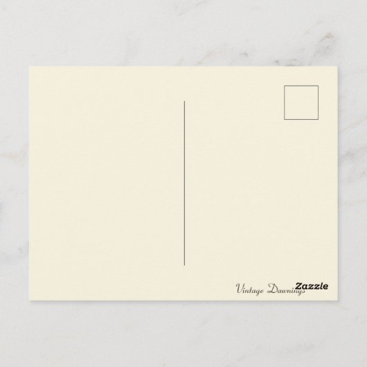 Vintage Oom Sam Thanksgiving Greetings Briefkaart (Achterkant)