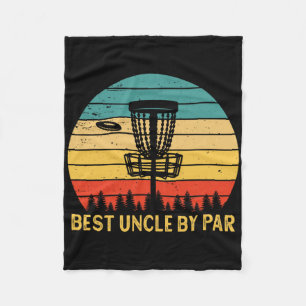 Vintage Oom Van Het Jaar Door Par Disc Golf Grappi Fleece Deken