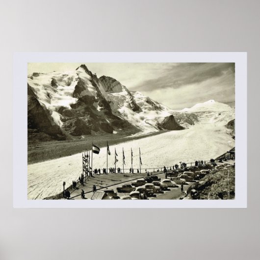 Vintage Oostenrijk, Grossglockner Poster (Voorkant)