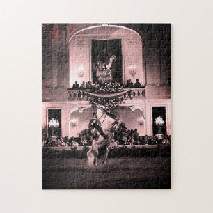 Vintage Oostenrijk Wenen Spaanse Courbette Legpuzzel