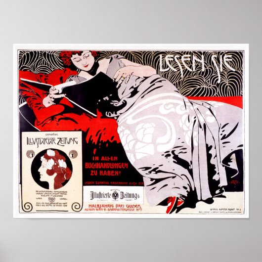 Vintage Oostenrijks Poster: Kolo Moser Poster (Voorkant)