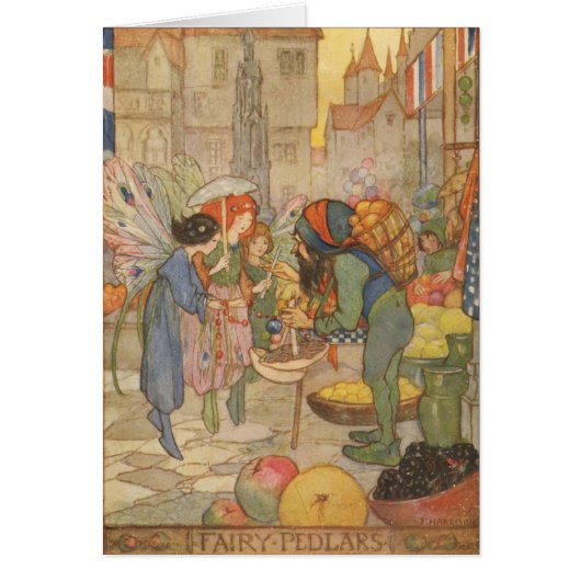 Vintage - op de zuivelmarkt, (Voorkant)