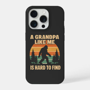 Vintage Opa Bigfoot Retro Sasquatch Grappig iPhone 15 Pro Case