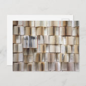 Vintage Open Boeken Boeken Pagina's Briefkaart (Voorkant / Achterkant)