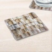 Vintage Open Boeken Boeken Pagina's Kartonnen Onderzetters (Schuin)