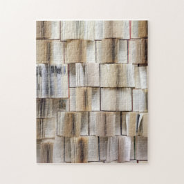 Vintage Open Boeken Boeken Pagina's Legpuzzel