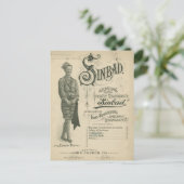 Vintage Opera Sinbad Briefkaart (Staand voorkant)
