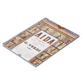 Vintage operamuziek, Egyptische Aida van Verdi Notitieboek (Linkerzijde)