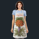 Vintage Orange Fritillaria Flowers Basilius Besler Schort<br><div class="desc">Vintage illustration botanical design featuring a blooming orange Fritillaria imperialis (Crown imperial or Kaiser's crown) flowers from 'Hortus Eystettensis' by Basilius Besler, 1613. Besler was a respected Nuremberg apothecary and botanist, best known for his "Hortus Eystettensis, " translated means "The Garden at Eichstätt." He was the curator of the botany...</div>