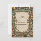 Vintage Orchard Wedding RSVP Kaartje (Voorkant)