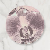 Vintage, Orchid Bedankjes Labels (Achterkant)