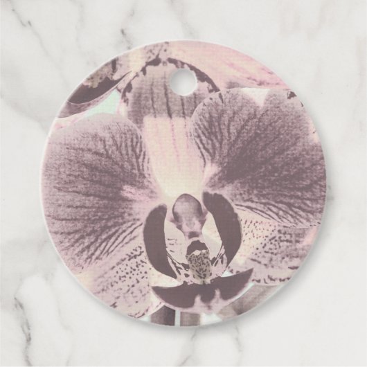 Vintage, Orchid Bedankjes Labels (Voorkant)