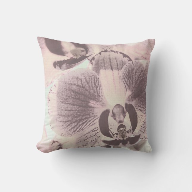 Vintage, Orchid Kussen (Voorkant)