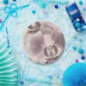 Vintage, Orchid Papieren Bordje (Feest)