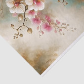 Vintage Orchidee Kunst Decoupage Tissuepapier (Detail)