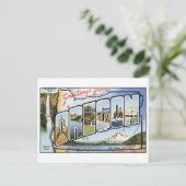 Vintage Oregon Briefkaart (Staand voorkant)
