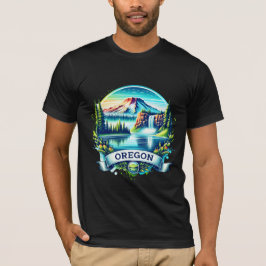 Vintage Oregon Map T-Shirts – Retro us state