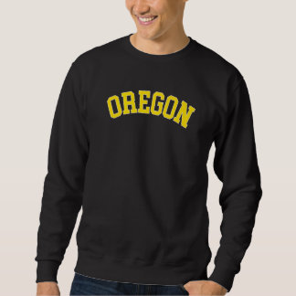 Vintage Oregon USA State OR Varsity Style Sports   Trui