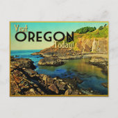 Vintage oregonkusten briefkaart (Voorkant)