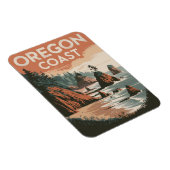 Vintage oregonkusten magneet (Rechterzijde)
