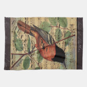 Vintage Oriole on Music Theedoek (Horizontaal)