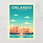 Vintage Orlando Briefkaart (Voorkant)
