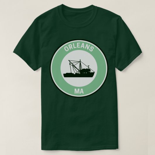 Vintage Orleans Massachusetts T-shirt (Design voorkant)