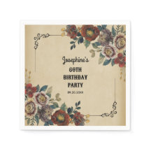 Vintage Ornament Bloem Verjaardag