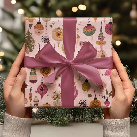 Vintage Ornament Motief Cadeaupapier