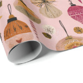Vintage Ornament Motief Cadeaupapier (Rol Hoek)