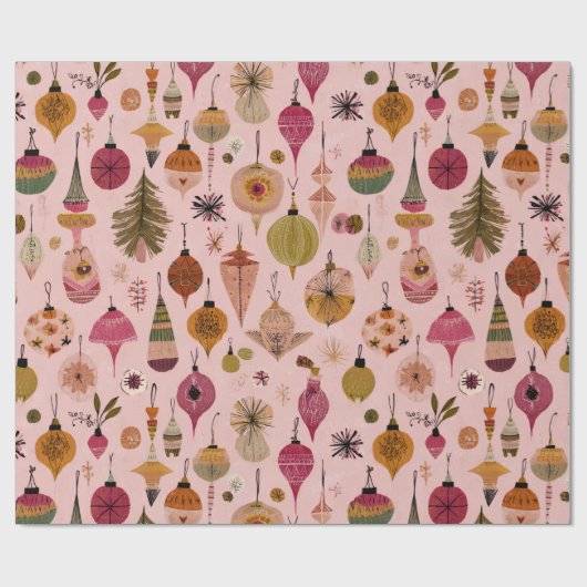 Vintage Ornament Pattern Cadeaupapier (Vlak)