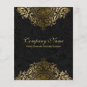 Vintage Ornament zwart/wit Flyer (Voorkant)