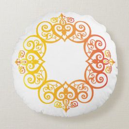 Vintage Ornamental Frame Elegant Decorative Border Rond Kussen