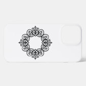 Vintage Ornamental Frame iPhone Hoesje (Achterkant horizontaal)