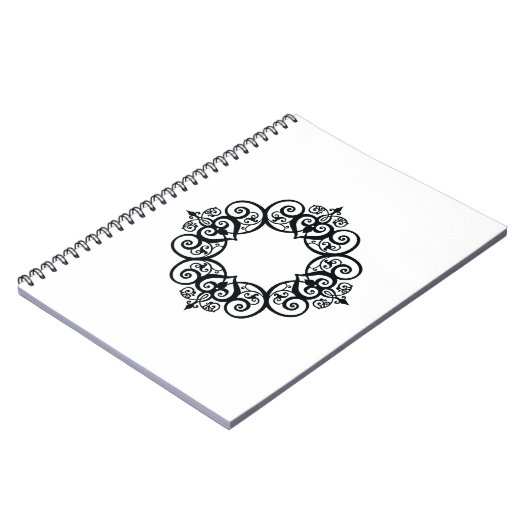 Vintage Ornamental Frame Notitieboek (Linkerzijde)