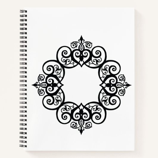 Vintage Ornamental Frame Notitieboek (Voorkant)