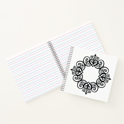 Vintage Ornamental Frame Notitieboek (Binnen)