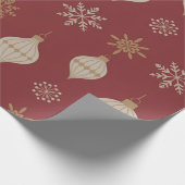 Vintage Ornamenten Cadeaupapier (Hoek)