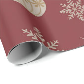 Vintage Ornamenten Cadeaupapier (Rol Hoek)