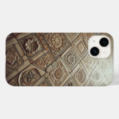 Vintage Ornate Relief Tile Phone Case - Classical  (Achterkant (horizontaal))