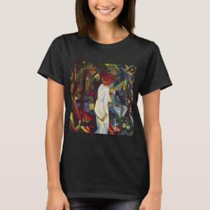 Vintage Orphisme, Koppel in het bos door Macke T-shirt